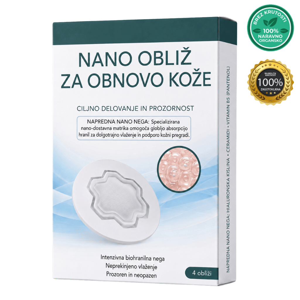 Luksuzni nano obliž za obnovo kože