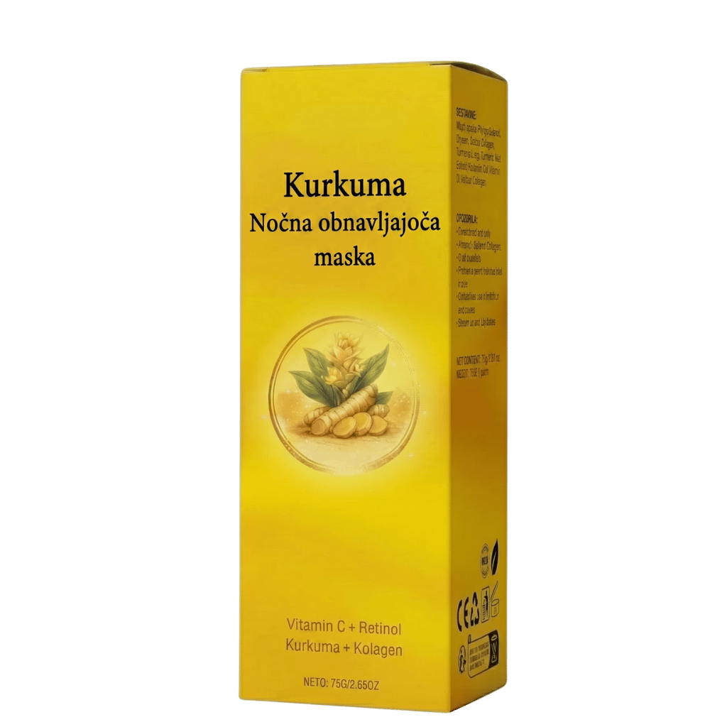 Luksuzna kurkumina maska za obraz