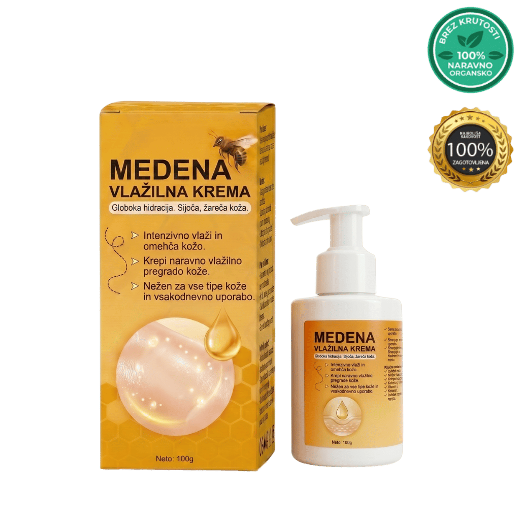 Premium medena vlažilna krema